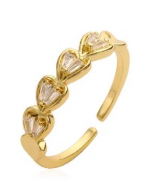 AMOUR HEART RING